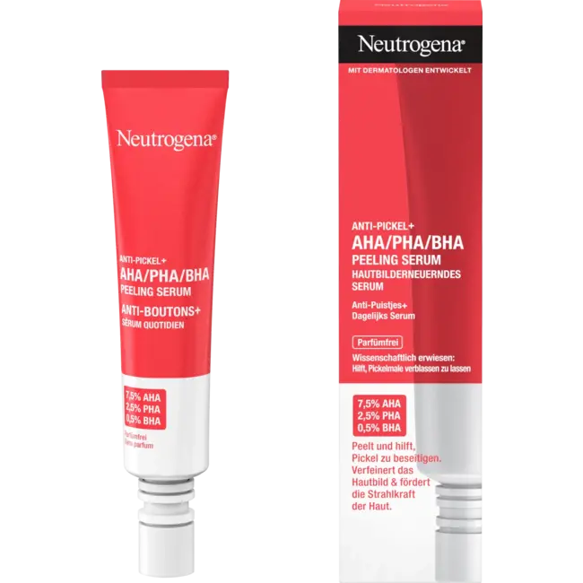 Neutrogena Anti Puistjes + Peeling Serum AHA/PHA/BHA30 ml