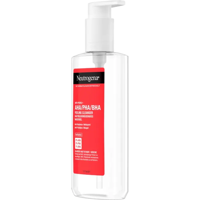 Neutrogena Anti-Puistjes Peeling Cleanser AHA/PHA/BHA 200 ml