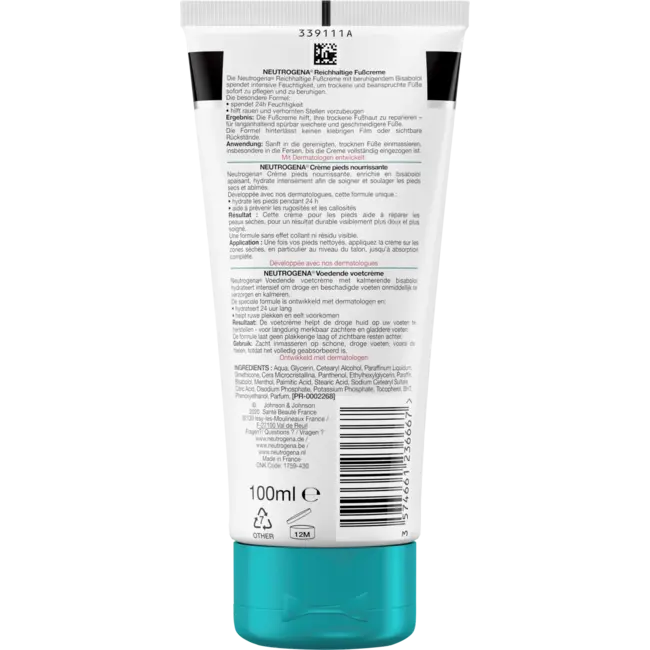 Neutrogena Voetcrème Droge Huid, Noorse Formule 100 ml