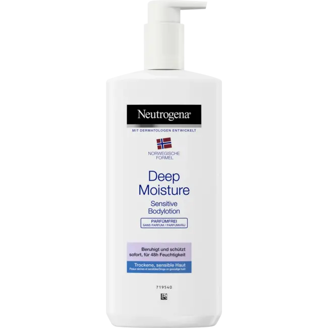 Neutrogena Bodylotion Deep Moisture Sensitive Parfumvrij 400 ml