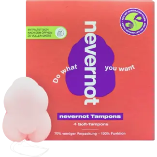 nevernot nevernot Zachte Tampons