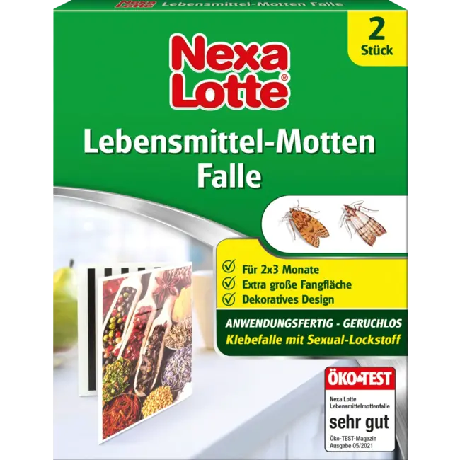 Nexa Lotte Voedsel Mottenvallen 2 St
