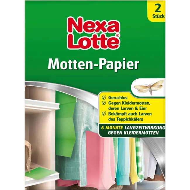 Nexa Lotte Mottenbeschermingspapier 2 St