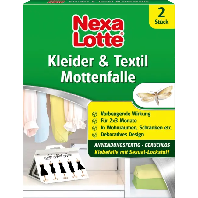 Nexa Lotte Jurken & Textiel Mottenval 2 St