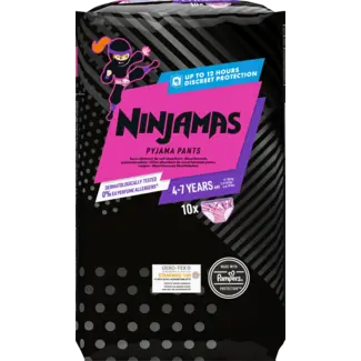 Ninjamas Ninjamas Pyjama pants Meisjes 4-7 Jaar