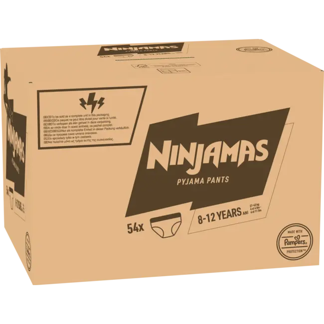 Ninjamas Pyjamabroek Meisjes 8-12 Jaar, Maandbox 54 St