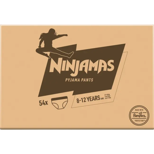 Ninjamas Pyjamabroek Meisjes 8-12 Jaar, Maandbox 54 St