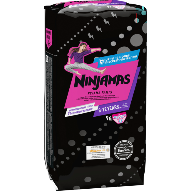 Ninjamas Pyjama pants Meisjes 8-12 Jaar 9 St
