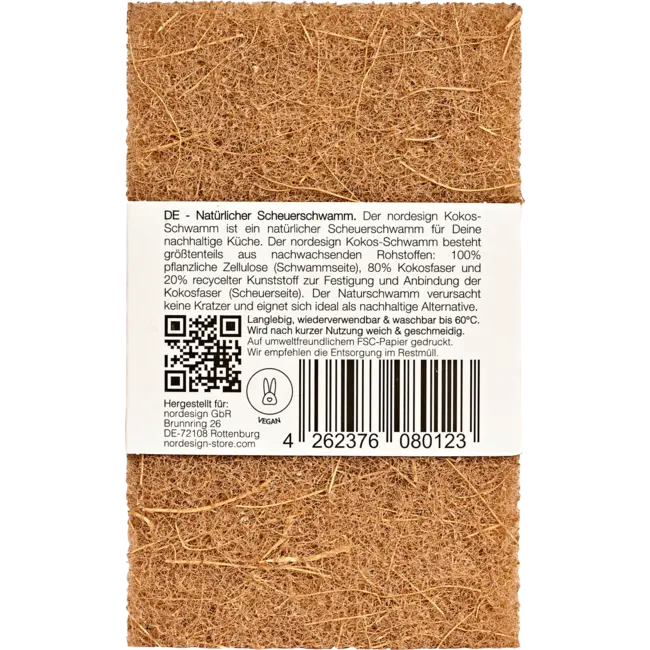 nordesign Serviesspons Kokos 2 St