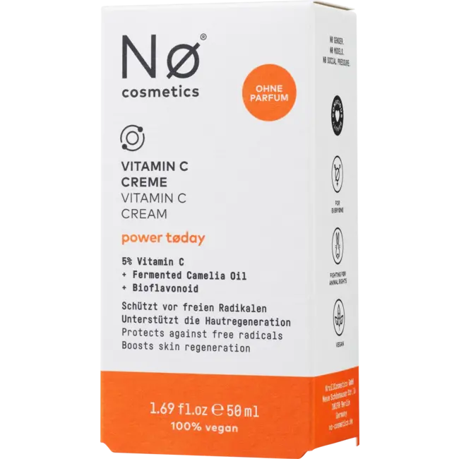 Nø Cosmetics Gezichtscrème Vitamine C 50 ml
