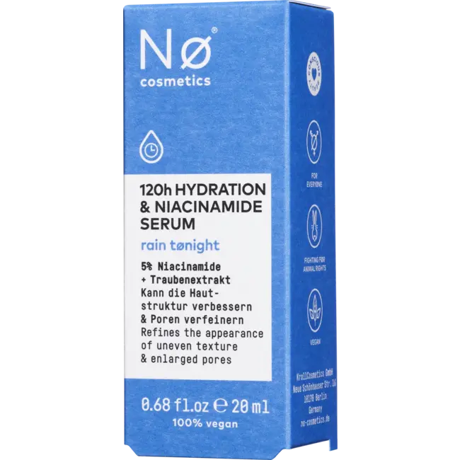 Nø Cosmetics Serum 120h Hypersleep Moisture Rain Tonight 20 ml