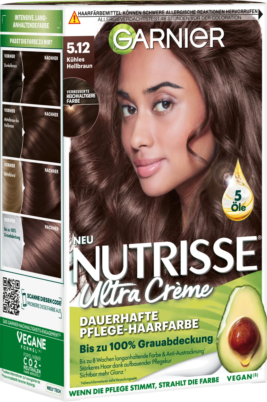 Garnier Nutrisse Garnier Nutrisse Nutrisse 512 Kühles Hellbraun 1 St ...