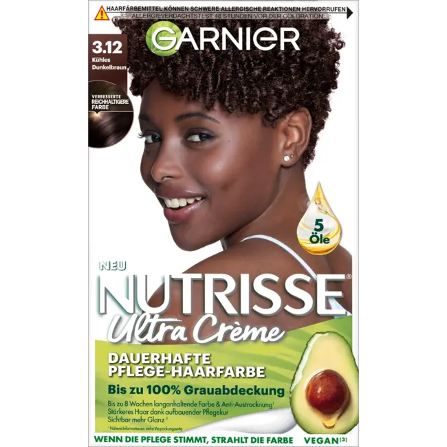 Garnier Nutrisse Nutrisse 312 Koel Donkerbruin 1 St