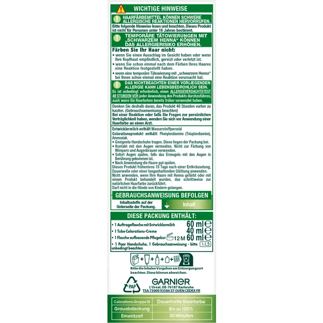 Garnier Nutrisse Haarverf 10.1A Extra Koel Lichtblond, 1 St