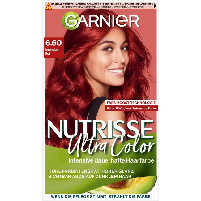 Garnier Nutrisse Haarverf Kleurensensatie 6.60 Intens Rood 1 St