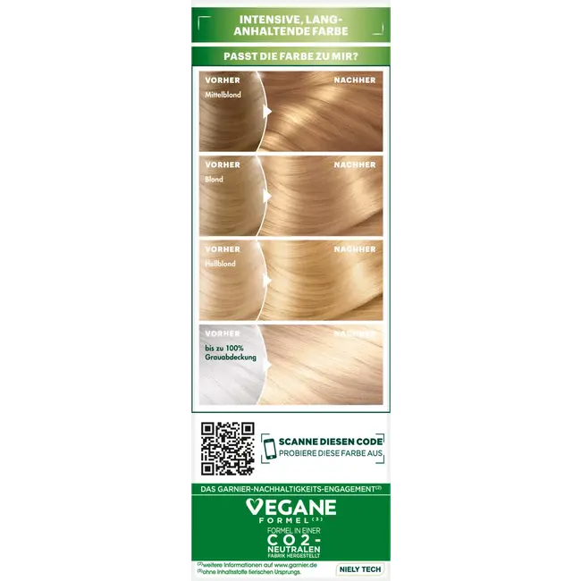 Garnier Nutrisse Haarverf 9.03 Natuurlijk Licht Blond 1 St