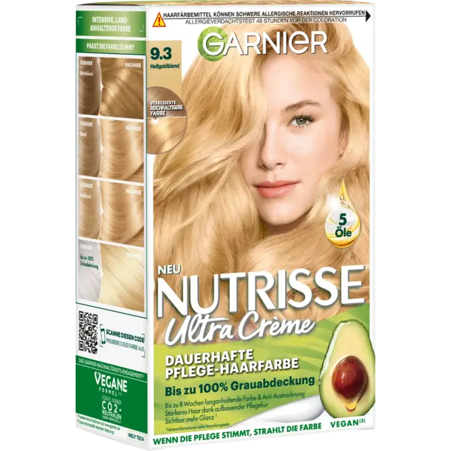 Garnier Nutrisse Haarverf 93 Licht-Goud Blond 1 St