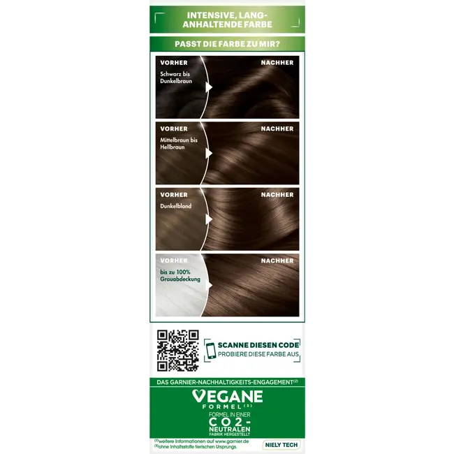 Garnier Nutrisse Haarverf 4 Chocolate Medium Bruin 1 St