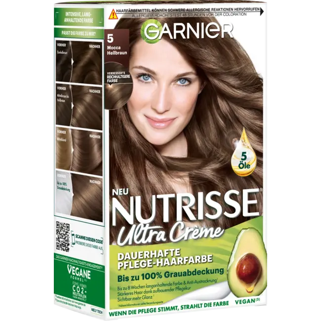 Garnier Nutrisse Haarverf 5 Mocca Licht Bruin 1 St