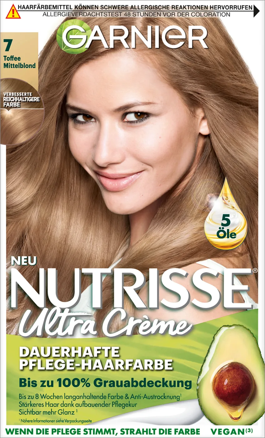 Garnier Nutrisse Garnier Nutrisse Haarverf 7 Toffee Voordeel St Drogist 1 Middelblond - Duitse