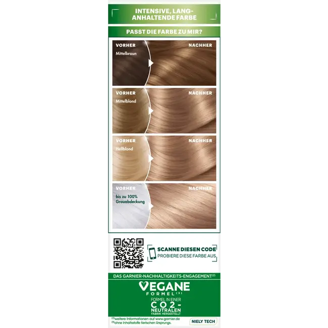 Garnier Nutrisse Haarverf 7 Toffee Middelblond 1 St