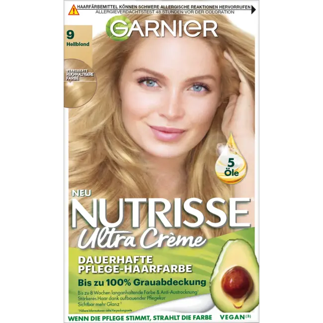 Garnier Nutrisse Haarverf 9 Licht Blond 1 St