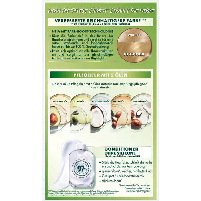 Garnier Nutrisse Haarverf 9 Licht Blond 1 St