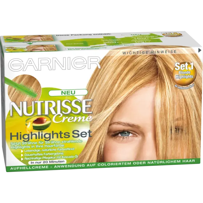 Garnier Nutrisse Highlights-Set Highlights Set 1 Voor Lichtblond Haar 1 St