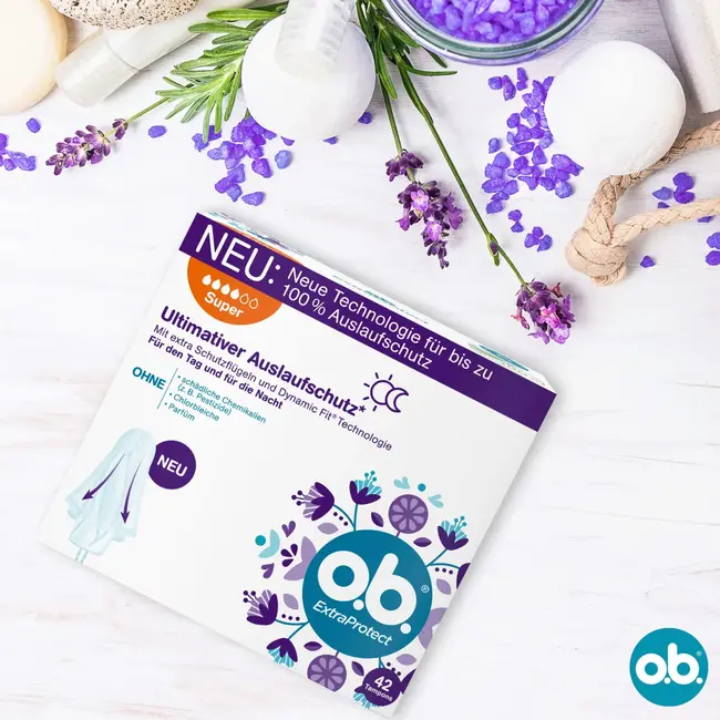 o.b. Tampons Extra Protect Dag+nacht Super 42 St