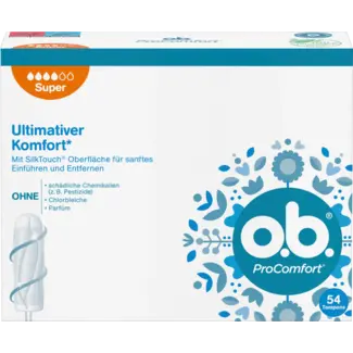 o.b. o.b. Tampons Procomfort Super 54st