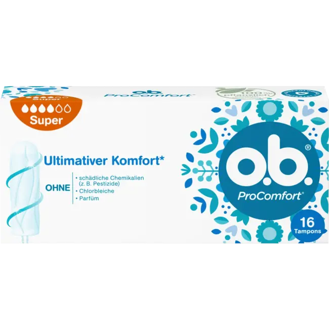 o.b. Tampons Pro Comfort Super 16 St