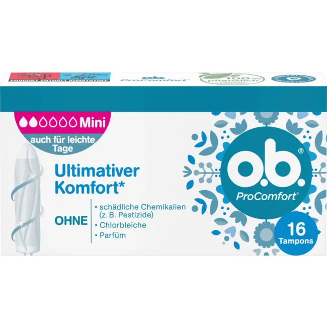 o.b. Tampons Pro Comfort Mini 16 St