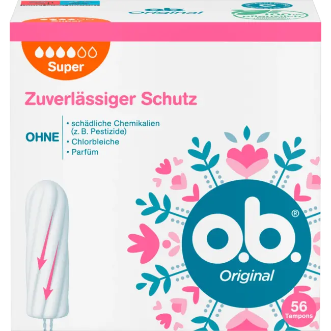 o.b. Original Super Tampons 56 St