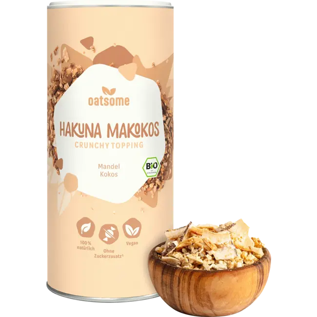 Oatsome Crunchy Topping, "hakuna Makokos" Cacao Mandel 240 g