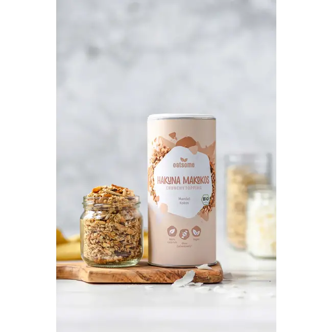 Oatsome Crunchy Topping, "hakuna Makokos" Cacao Mandel 240 g