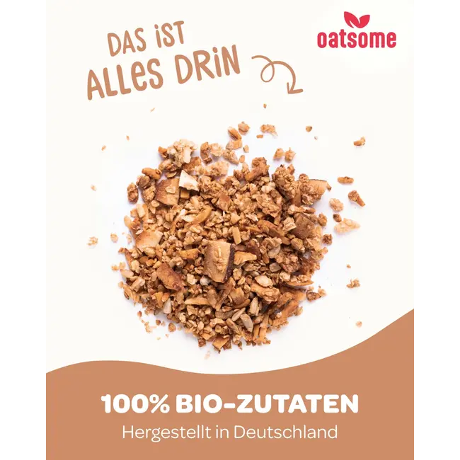 Oatsome Crunchy Topping, "hakuna Makokos" Cacao Mandel 240 g