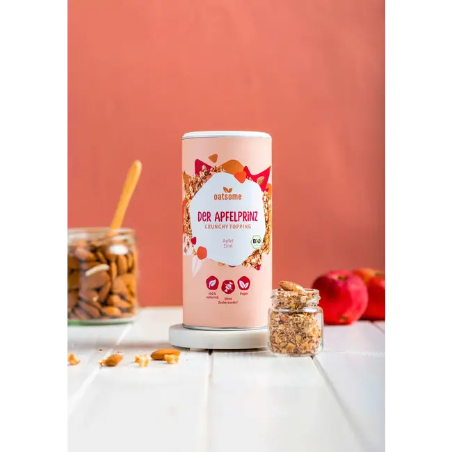 Oatsome Crunchy Topping, 'de Appelprins' Appel Kaneel 180 g