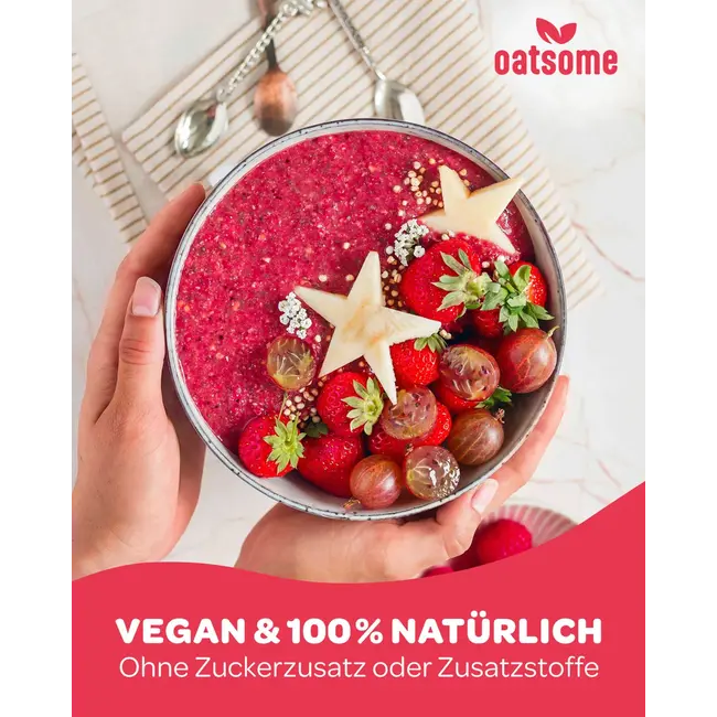 Oatsome Smoothie Bowl Poeder, Aardbei Açaibes "alice In Bessenland" 400 g