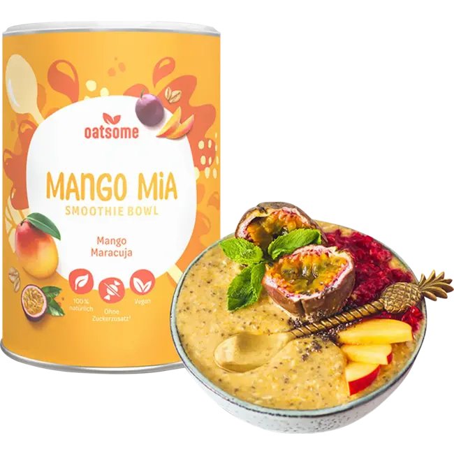 Oatsome Smoothie Bowl Poeder, Mango Maracuja "mango Mia" 400 g