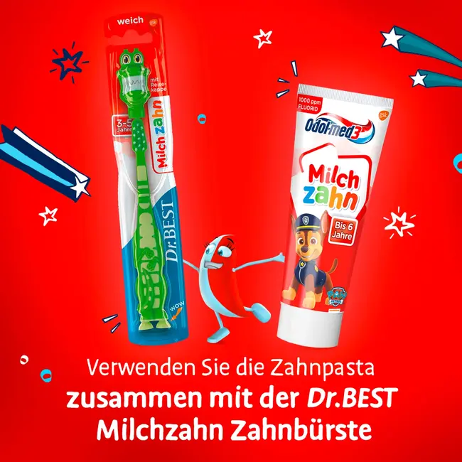 Odol med 3 Tandpasta Melktand Tot 6 Jaar 50 ml