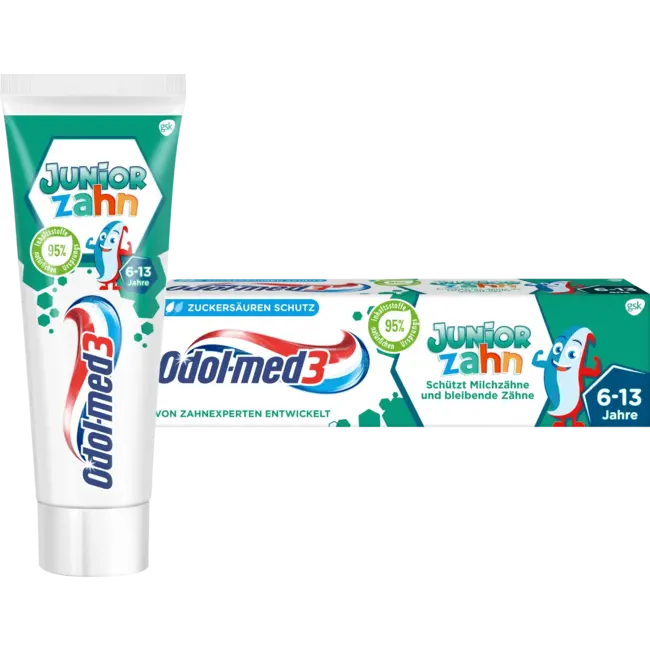 Odol med 3 Tandpasta Junior Tand 6-13 Jaar 75 ml