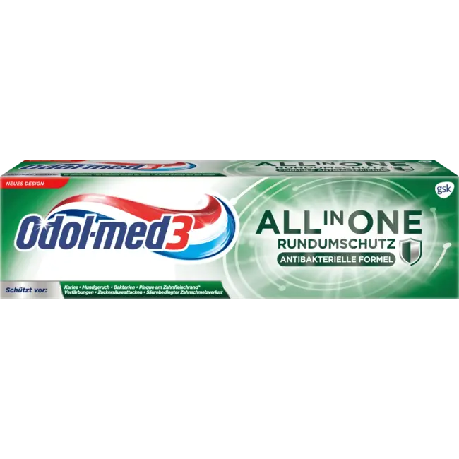 Odol med 3 Tandpasta All-in-one All-round Bescherming Antibacteriële Formule 75 ml