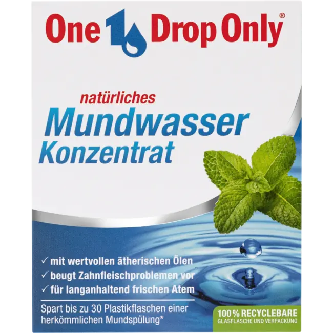 One Drop Only Mondwaterconcentraat, Fluoridevrij 50 ml