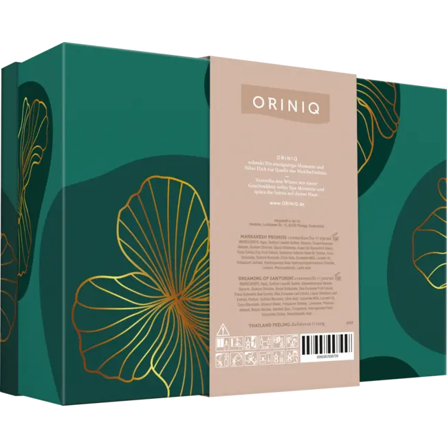 ORINIQ Cadeauset Jouw Wereldreis Van De Zintuigen 3-delig 1 St