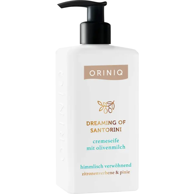 ORINIQ Vloeibare Zeep Dreaming Of Santorini Met Olijfmelk, Citroenverbena & Pijnboom 300 ml