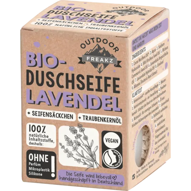 Outdoor Freakz Vaste Douchebar Lavendel 100 g