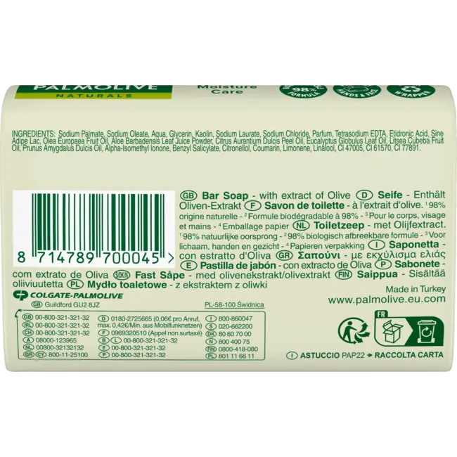 Palmolive Zeepstuk Olijf & Melk, Naturals 90 g