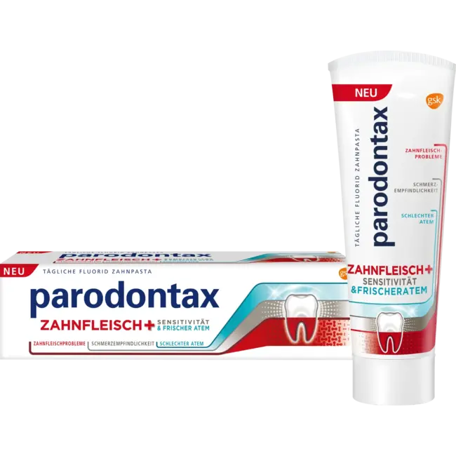 Parodontax Tandpasta tandvlees + gevoeligheid & frisse adem 75 ml