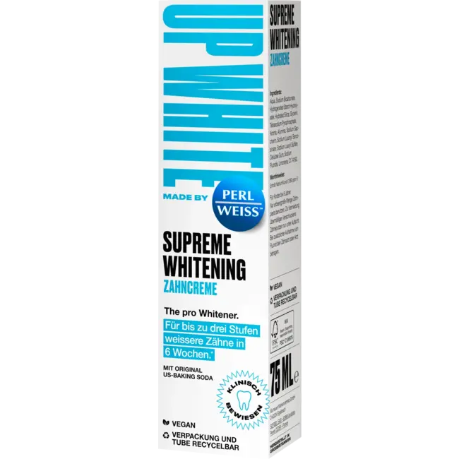 Perlweiss Tandpasta Up White Supreme Whitening 75 ml