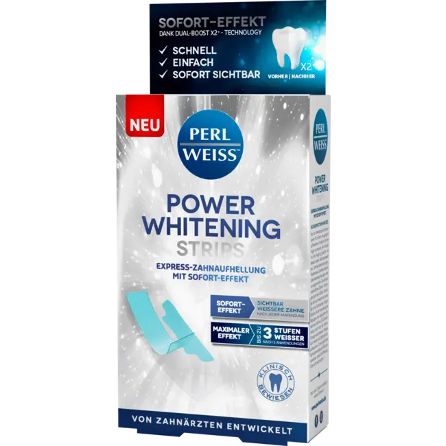 Perlweiss Bleken Power Whitening Strips 10 St